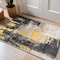 World Rug Gallery Modern Watercolor Abstract Design Area Rug 2'x3' Yellow 939YELLOW2X3 - alternate 1
